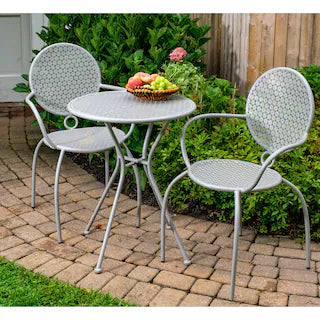 Martini Bistro Set Gray 23.75