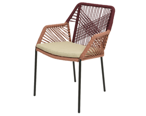 Seville Rope Chair, Rust (Indoor/Outdoor)
