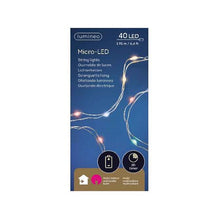 Load image into Gallery viewer, Micro LED String Lights w/ Silver Cable 6.4&#39;
