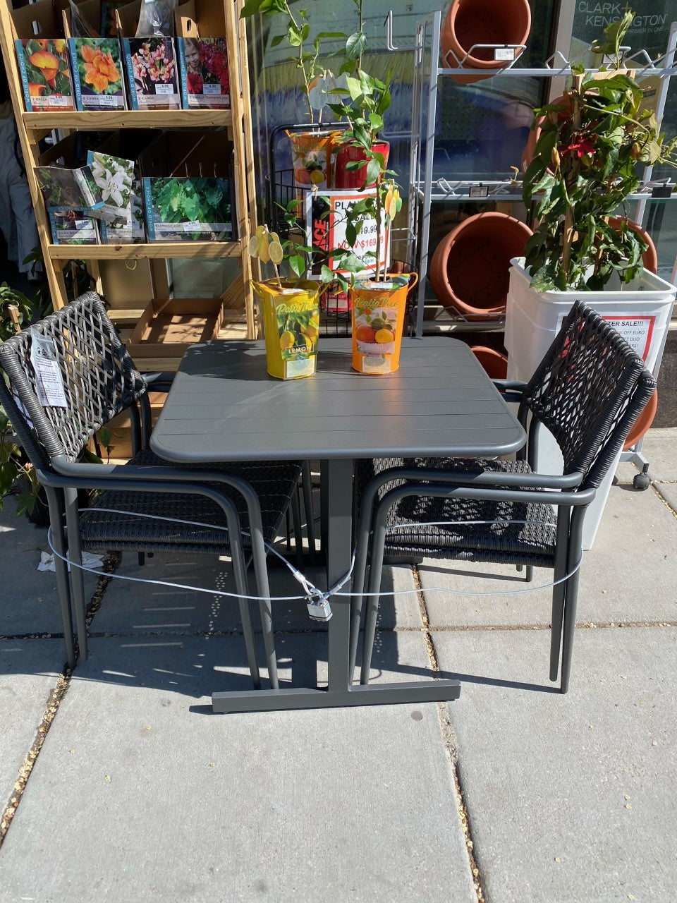 Wicker & Aluminum Bistro Set