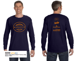 Frager's Logo Long Sleeve Shirt - Navy