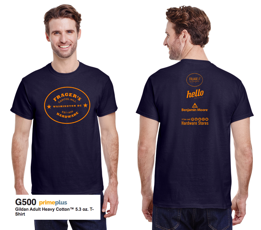Frager's Logo Short Sleeve Shirt - Navy