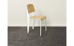 Basketweave Woven Floor Mat in Carbon - 35''X48"