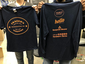 Frager's Logo Long Sleeve Shirt - Navy