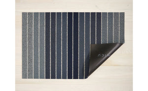 Block Shag Doormat in Denim - 18x28''