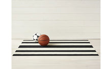 Load image into Gallery viewer, Bold Shag Doormat in Black/White - 18&#39;&#39;X28&quot;
